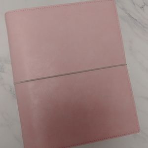 A5 Light Pink Soft Domino Filofax